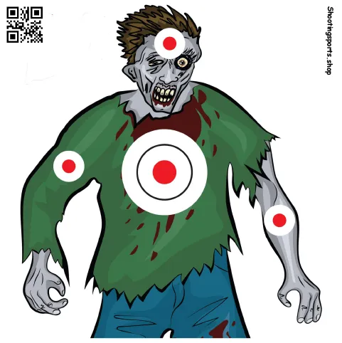 [SSSTGT0022b] Zombie - Paper 14cm x 14cm