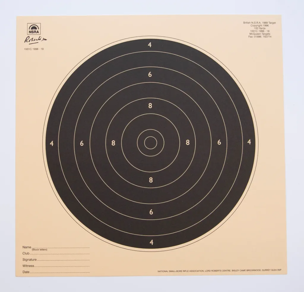 [SSSNSRA004] NSRA 100 Yards Pre Trimmed Centres (1001C 1996-18) (1)